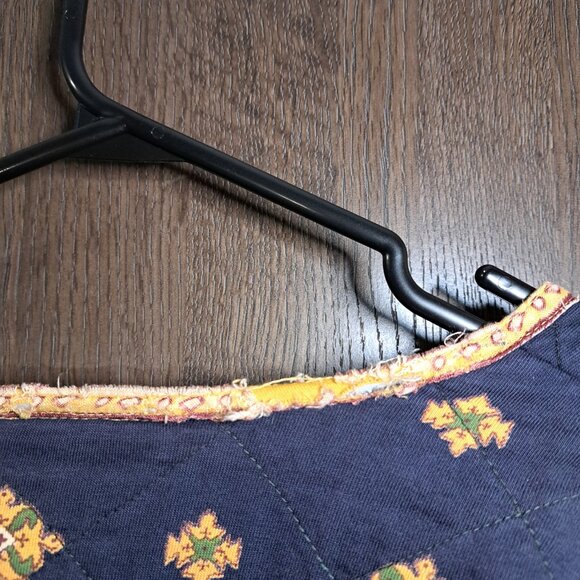 Ultra Pink Make Clothes For Fun retro blue & gold unique vest cardigan - Picture 5 of 5